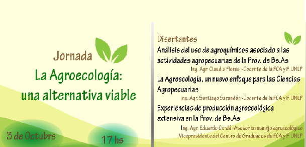 Jornada: La Agroecología: Una alternativa viable