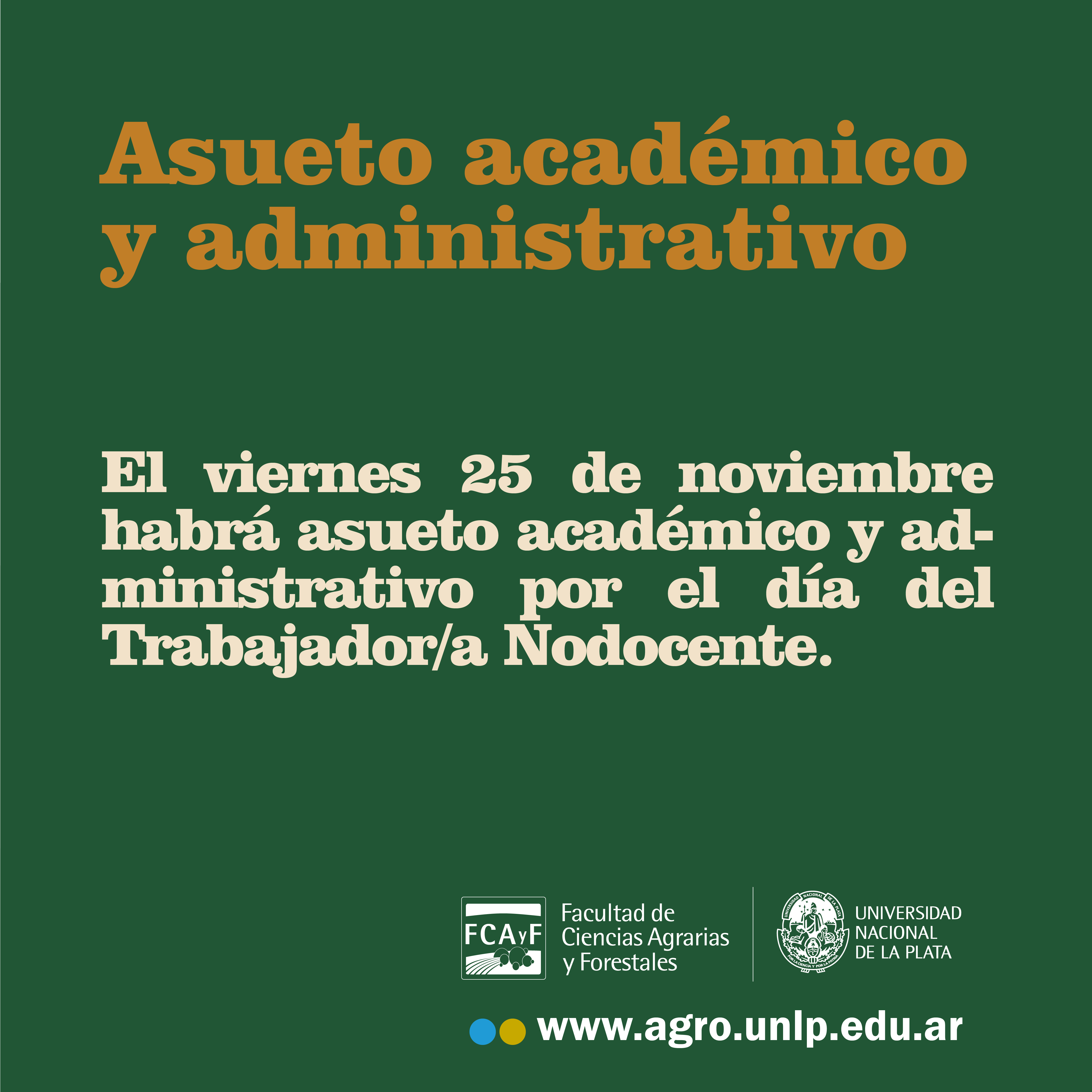 Asueto académico y administrativo Asueto académico y administrativo