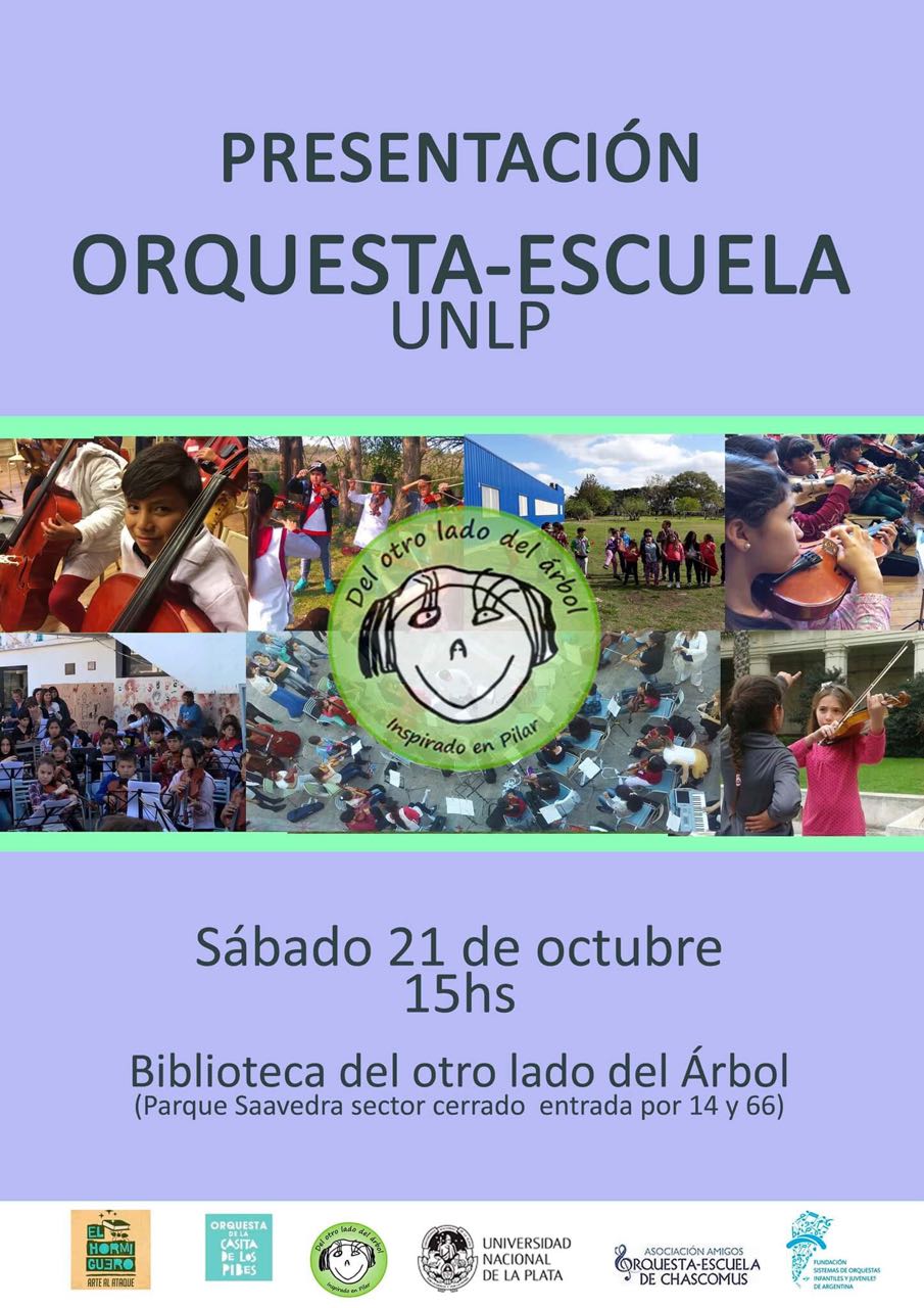 Segundo concierto de la Orquesta - Escuela de la UNLP en la Biblioteca  