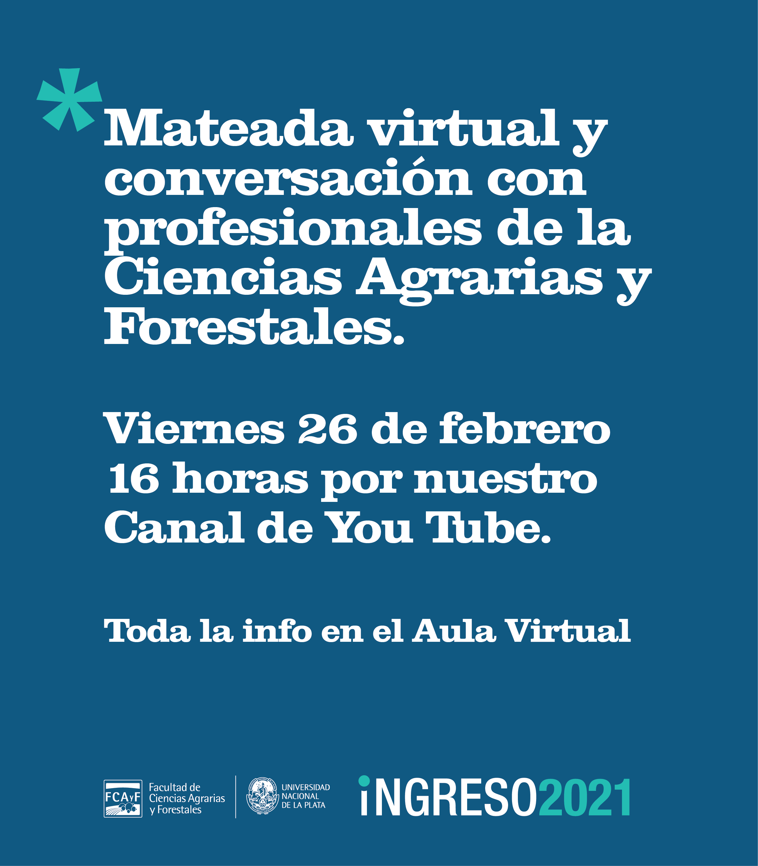 Mateada y conversaciones con profesionales de las ciencias agrarias y forestales