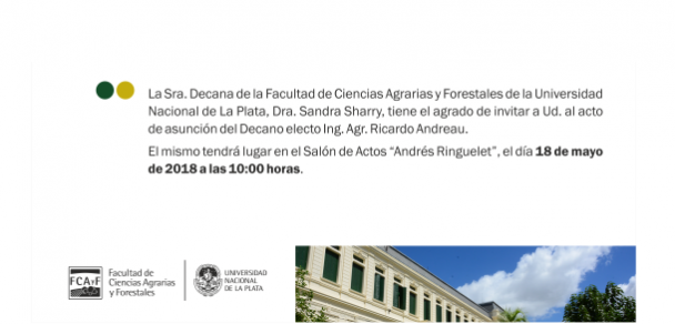 Asume el nuevo Decano de la Facultad