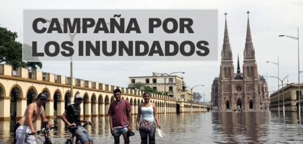 Campaña de donación para los inundados