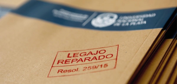 Acto homenaje y entrega de legajos reparados de integrantes de la Facultad de Ciencias Agrarias y Forestales víctimas del terrorismo de Estado