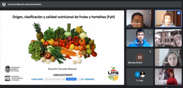 Desde el curso de Agroindustrias siguen capacitando