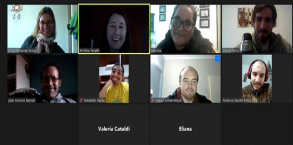 El equipo de tutoras y tutores de egreso de la Facultad participaron de las 3º Jornadas sobre las prácticas docentes en la Universidad Pública.