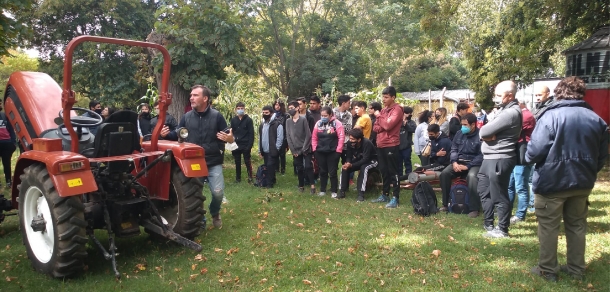 Jornada de capacitación en la escuela Secundaria Agraria N°1 