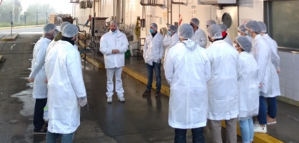 Visita del Curso Optativo de Productos Lácteos a VACALÍN