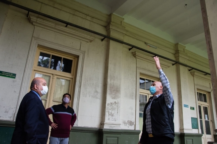 Reunión de balance con el presidente de la UNLP 