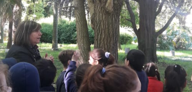 Visita de escuela de la región al Jardín Botánico y Arboretum C. Spegazzini