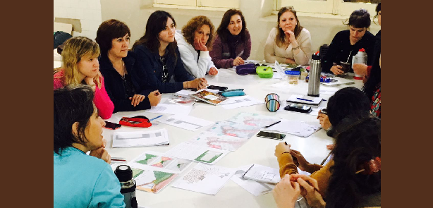 Finalización del Curso de Extensión Forma y Color en el Jardín 2016