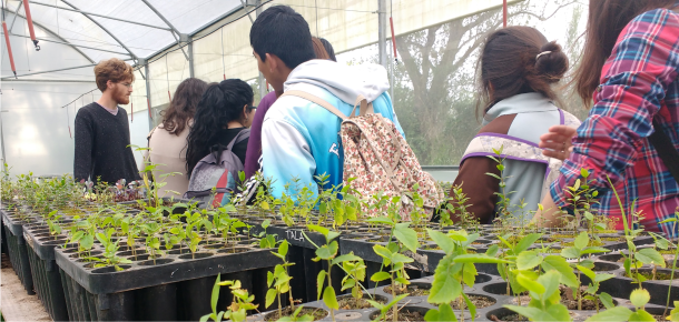 Estudiantes de  la Escuela Secundaria N° 53 visitaron el Vivero Forestal