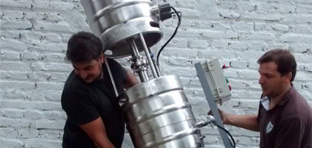 Nuevo pasteurizador en el Tambo 6 de agosto de la Facultad