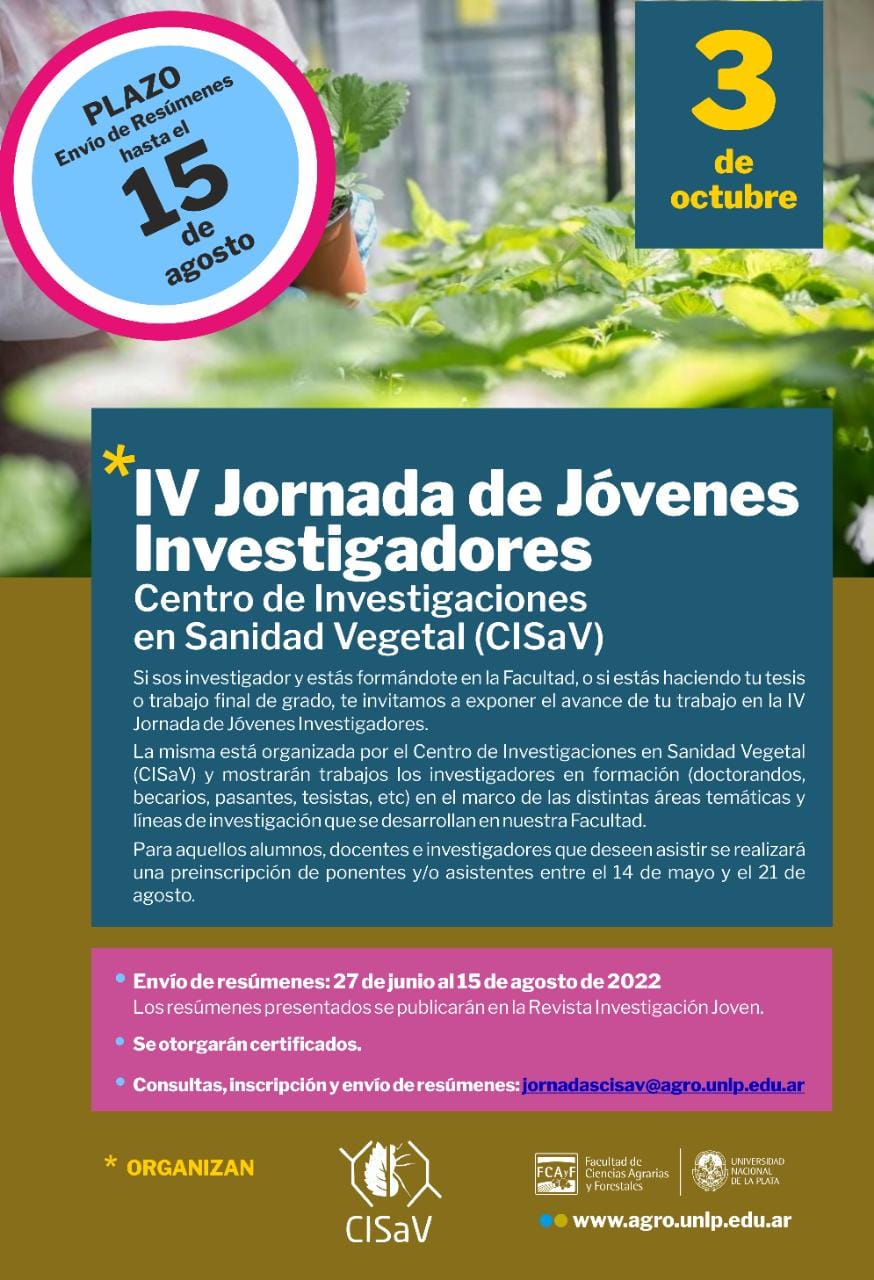 IV Jornadas de Jóvenes Investigadores (CISaV)